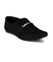 Load image into Gallery viewer, Black Slip-on Canvas Casual Party Wear Shoes - Quality Hare
