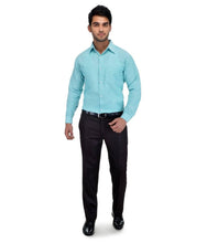 Load image into Gallery viewer, Eco Friendly Colour Blue Cotton Regular Fit Formal Shirt - Quality Hare
