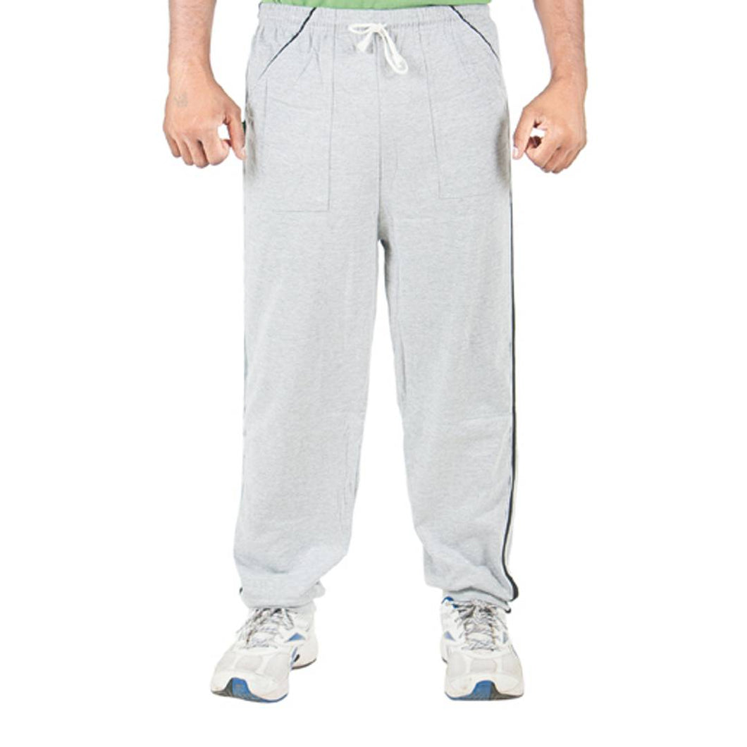 Grey Solid Hosiery Trackpant - Quality Hare