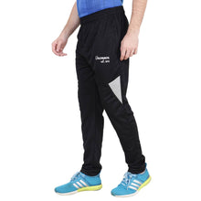 Load image into Gallery viewer, Men&#39;s Black Polyester Blend Regular Fit Track Pants - Quality Hare
