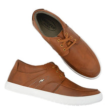 Load image into Gallery viewer, Tan Lace-Up Casual Shoes For Men&#39;s - Quality Hare
