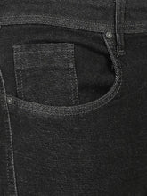 Load image into Gallery viewer, Men&#39;s Black Solid Denim Mid-Rise Jeans - Quality Hare
