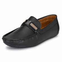 Load image into Gallery viewer, Party Wear New LV Black loafers for Men and Boys - Quality Hare
