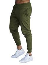 Load image into Gallery viewer, Men&#39;s Olive Solid Cotton Comfort Fit Joggers - Quality Hare
