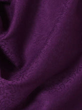 Load image into Gallery viewer, Modern Purple Wool Jaquard Woven Shawl For Men
