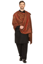 Load image into Gallery viewer, Modern Multicoloured Faux Pashmina Wool Shawl For Men
