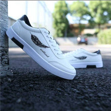 Load image into Gallery viewer, Men&#39;s Classic White Synthetic Leather Casual Shoes - Quality Hare
