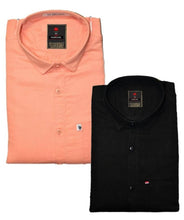Load image into Gallery viewer, COMBO OF 2 SHIRTS ( PEACH, BLACK ) - Quality Hare
