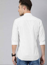 Load image into Gallery viewer, FAST TRAIN Men Regular Fit Solid Cut Away Collar Casual Shirt - Quality Hare
