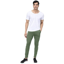 Load image into Gallery viewer, Elegant Green Lycra Blend Solid Casual Track Pants For Men - Quality Hare
