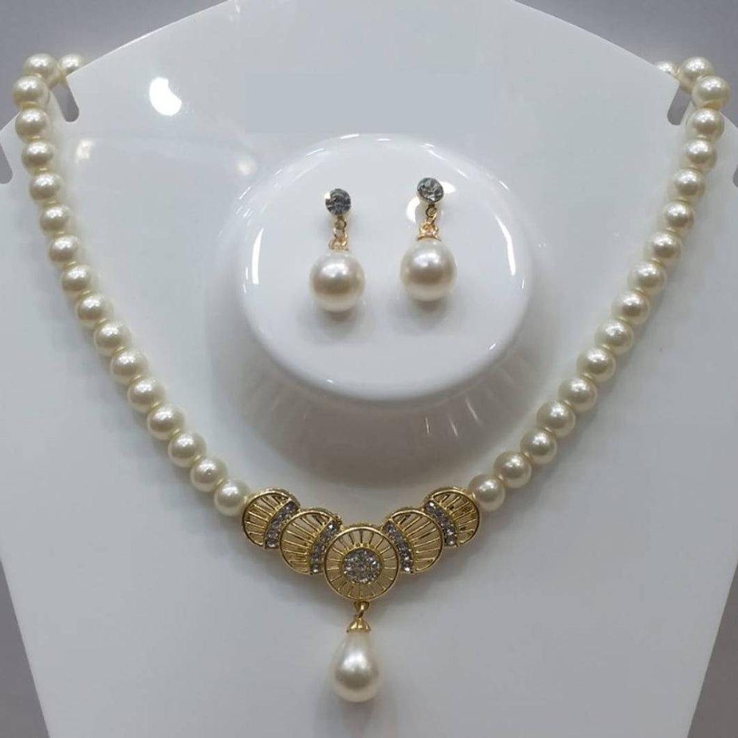 Stylish Pearl Necklace with Earring for Women - Quality Hare