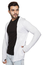 Load image into Gallery viewer, Stylish Full SleeveThumb White Shrug For Men
