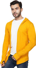 Load image into Gallery viewer, Stylish Straight Full Sleeve Yellow Shrug For Men
